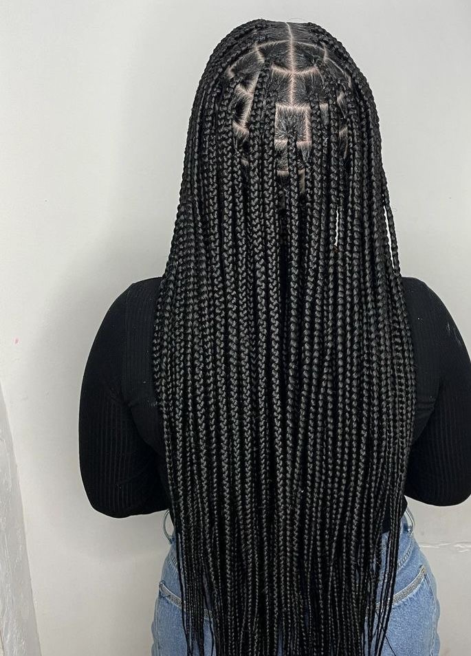Long box braids