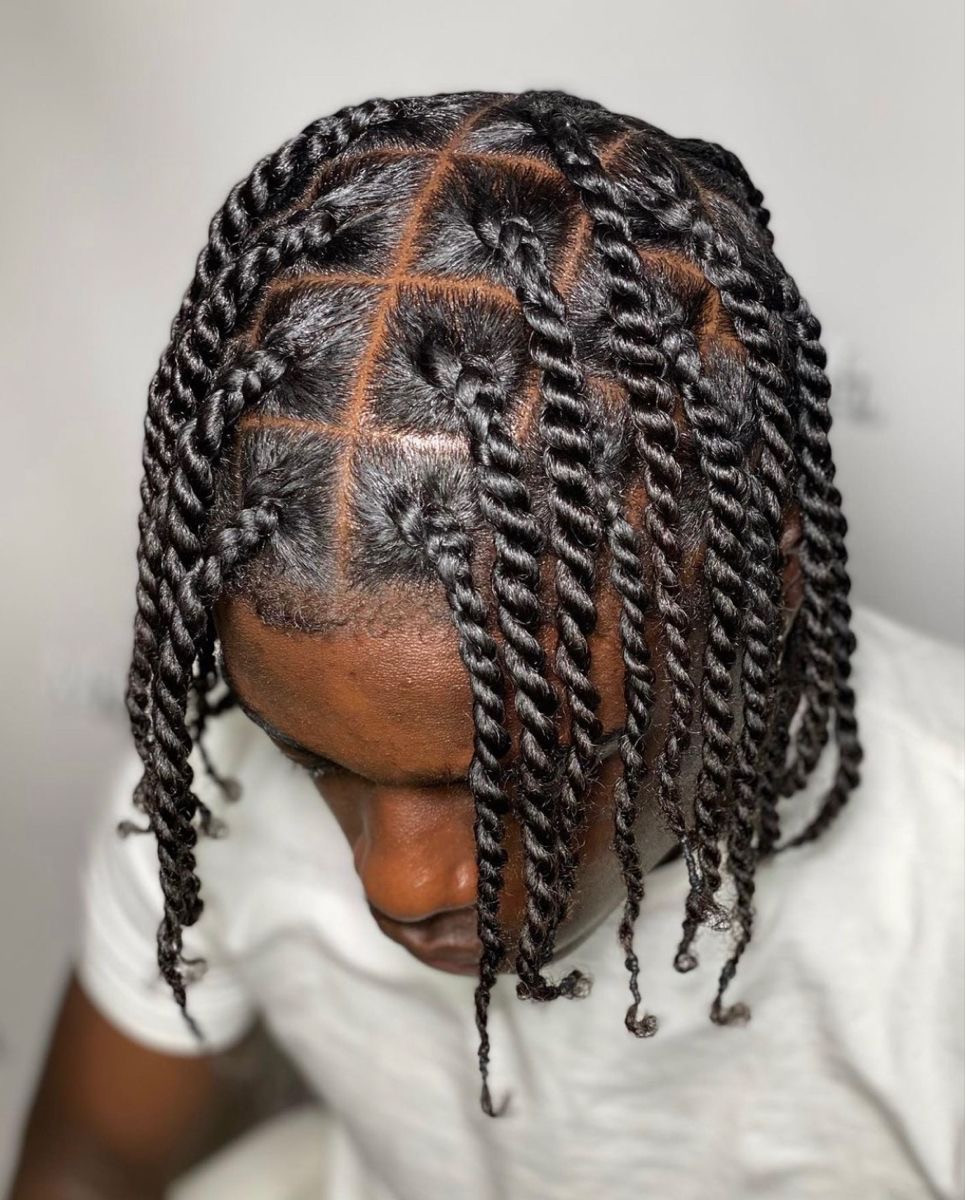 Two-strand twists with defined parts