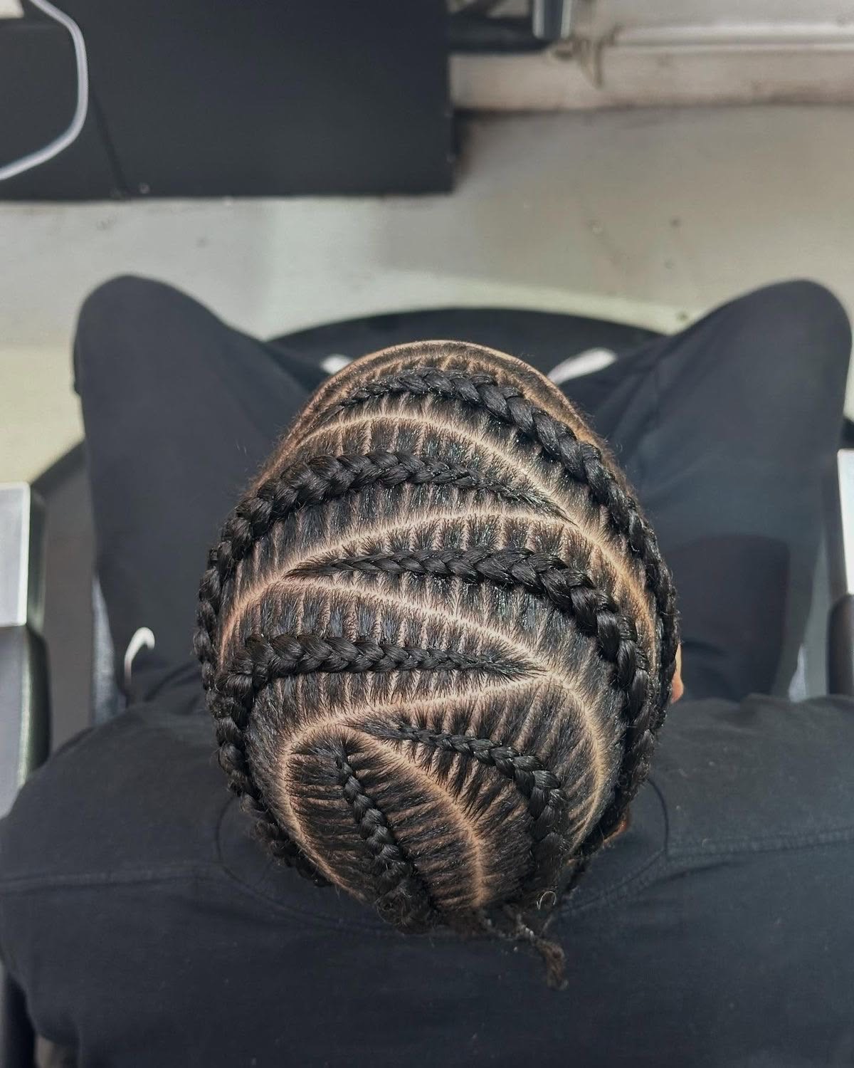 Men's cornrows